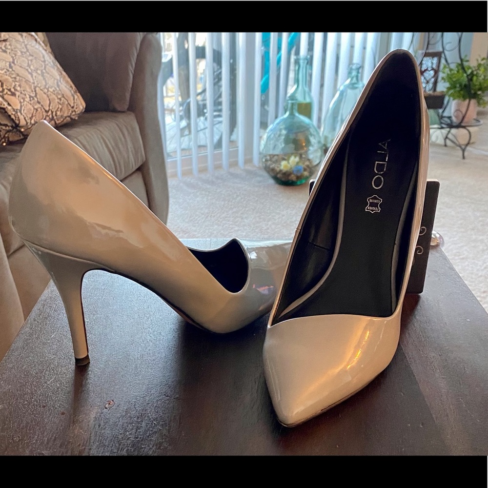 Aldo patent leather pumps